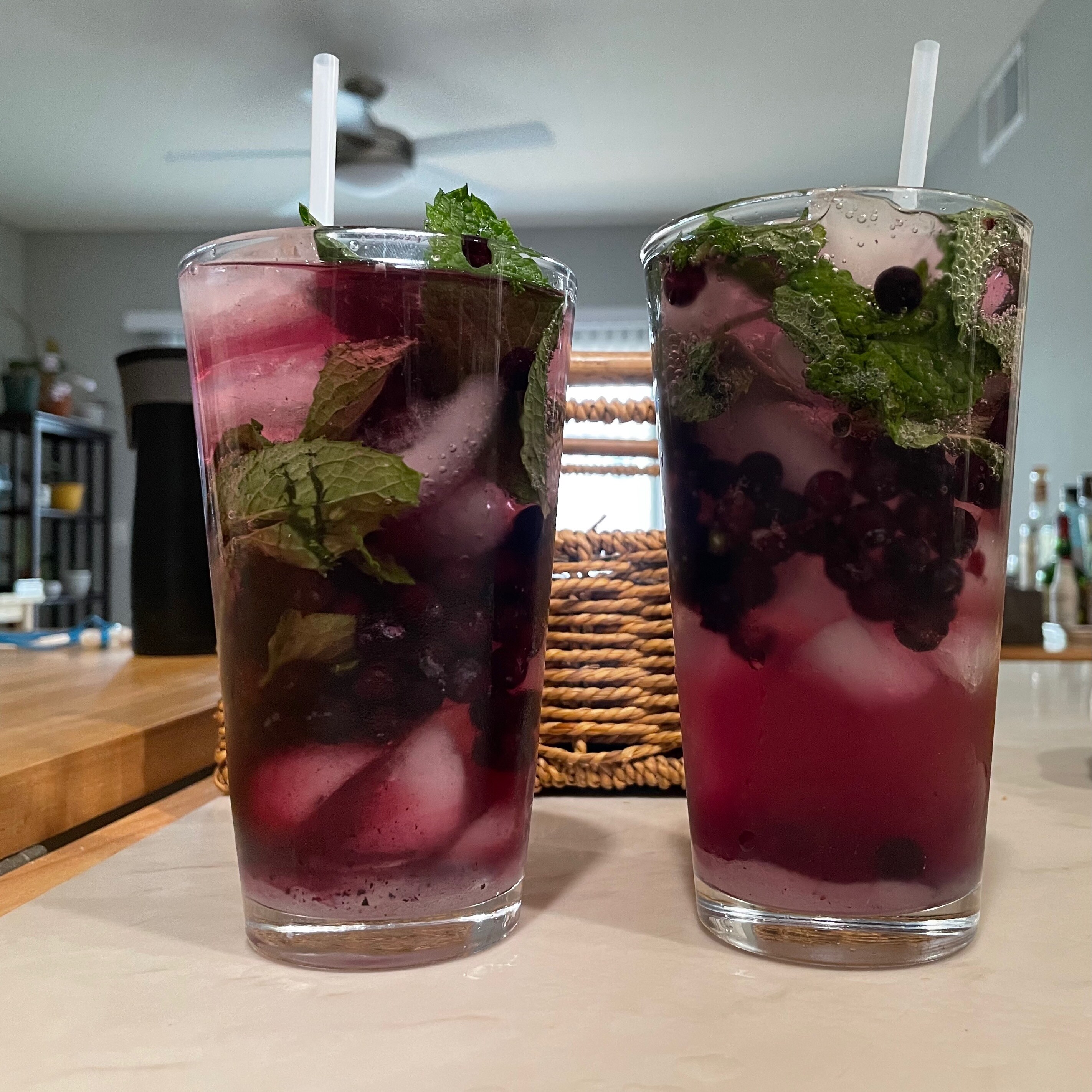 Wild blueberry mojitos, bitch